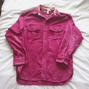 Vintage Eddie Bauer soft-brushed cotton shirt or shacket